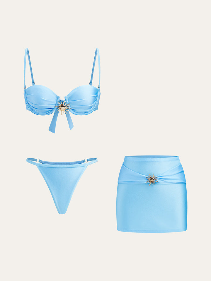 Sunshine Charm Bikini Takımı Ve Üst Etek