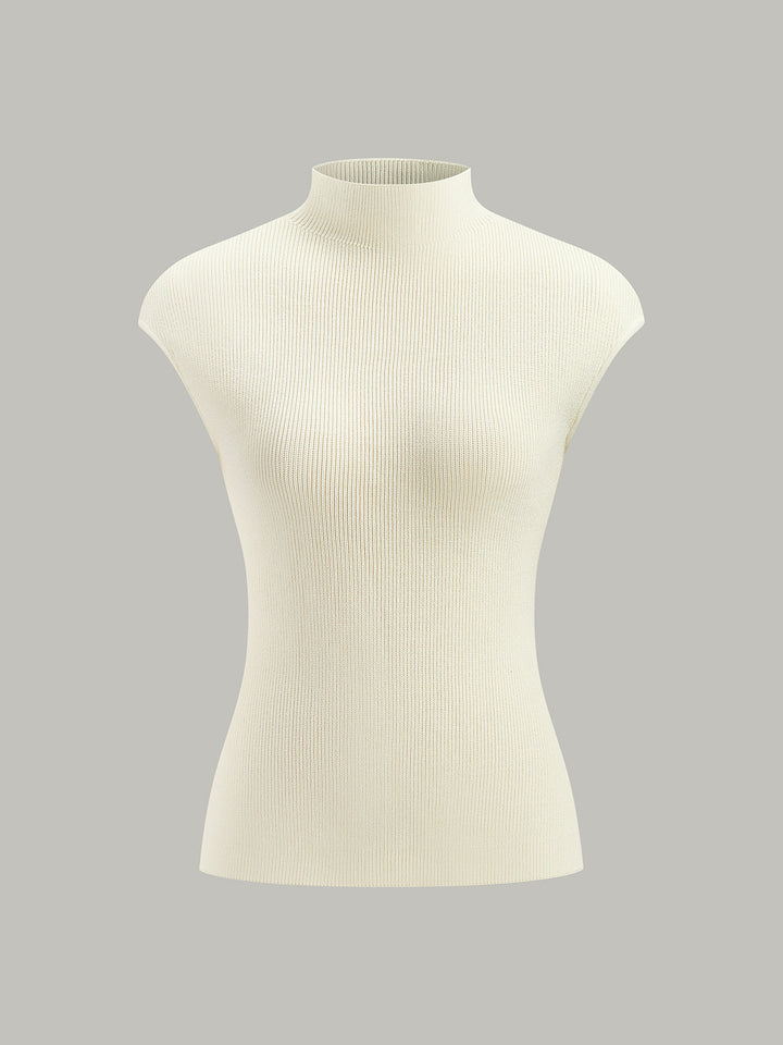 Sırtı Açık Yivli Örgü Üst