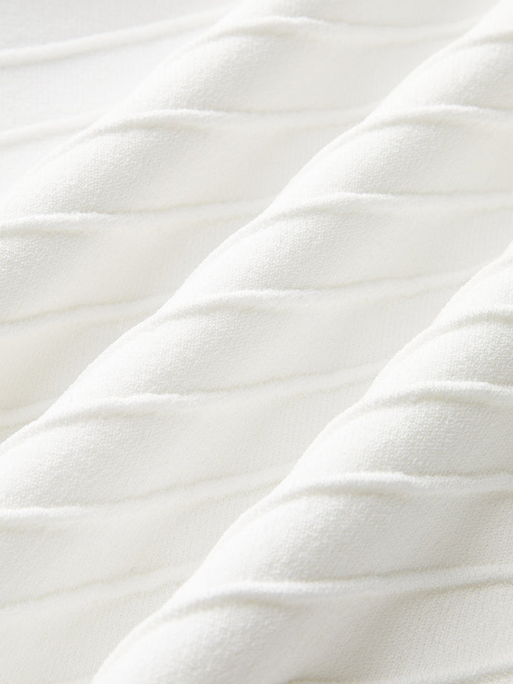 Kesik Zincir Detaylı Örgü Elbise