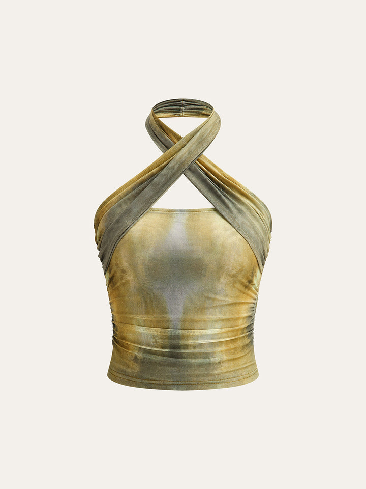 Yarı Şeffaf File Çapraz Askılı Üst.