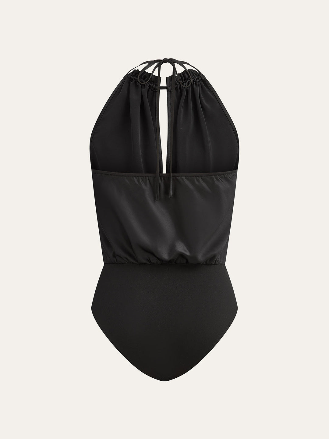 Saten Drapeli Askılı Body