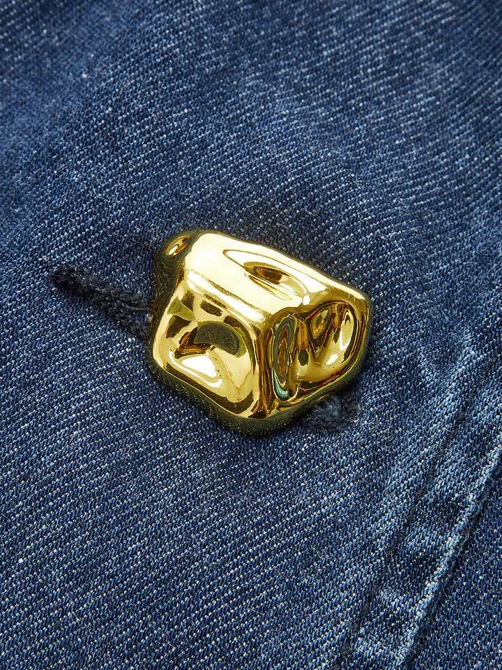 Klasik Kot Düğmeli Yelek