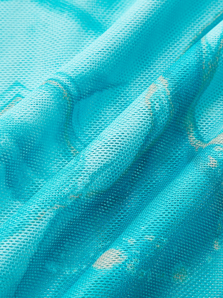 Mermer Desenli Bikini Takımı Etekli