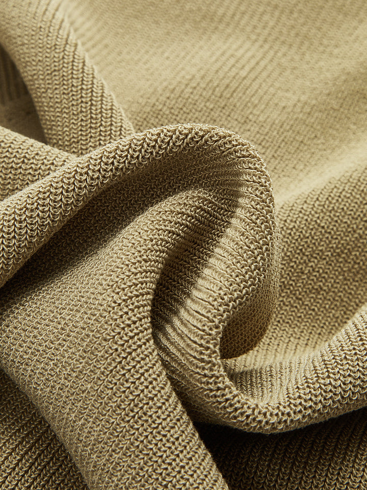 Örgü Büküm Önlü Tank Top