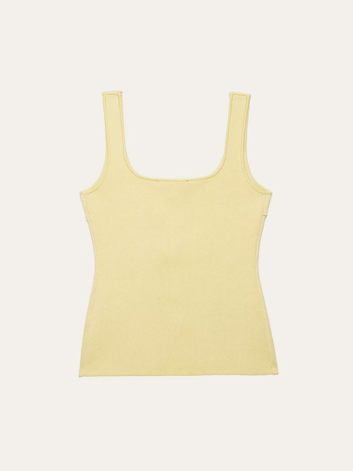 Kavisli Etek Ucu Yivli Örgü Yelek