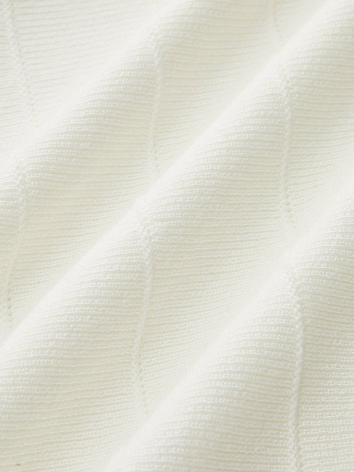 Kemersiz Yarı Şeffaf File Kloş Elbise