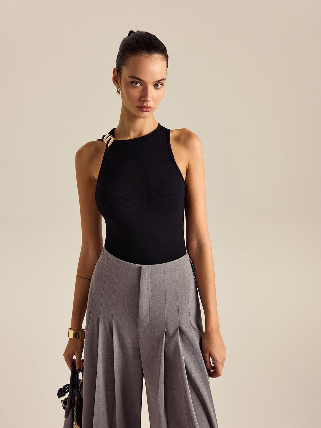 Metal Dekor Kolsuz Üst