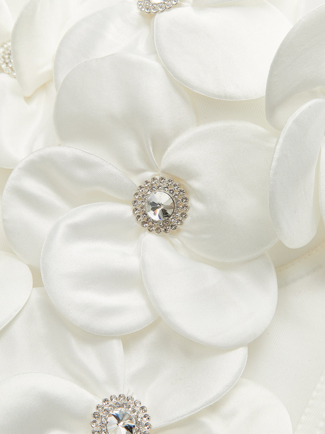 3D Çiçek Desenli Korse