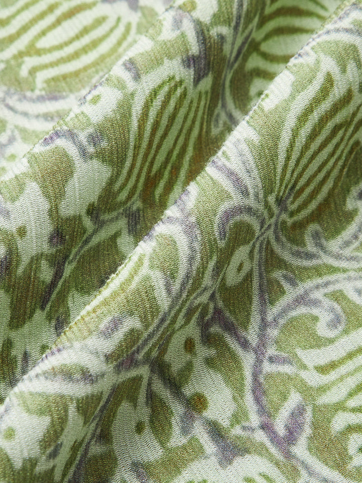 Çiçekli Volanlı Bluz