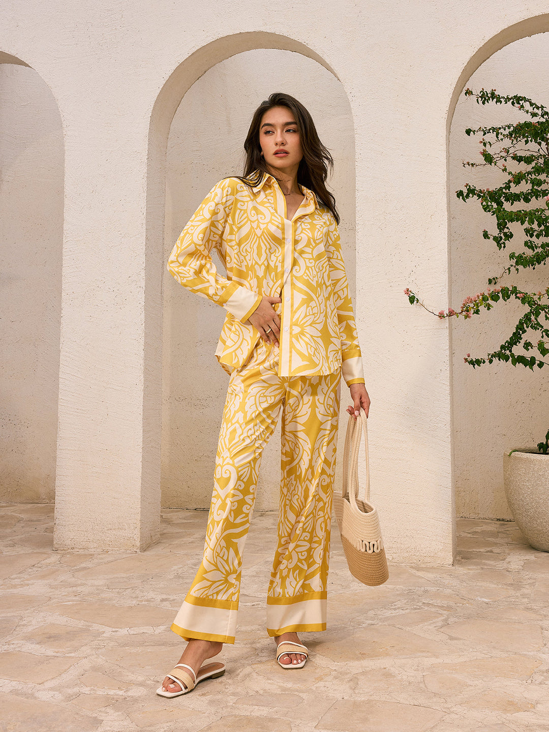 Büyük Beden Desenli Gömlek