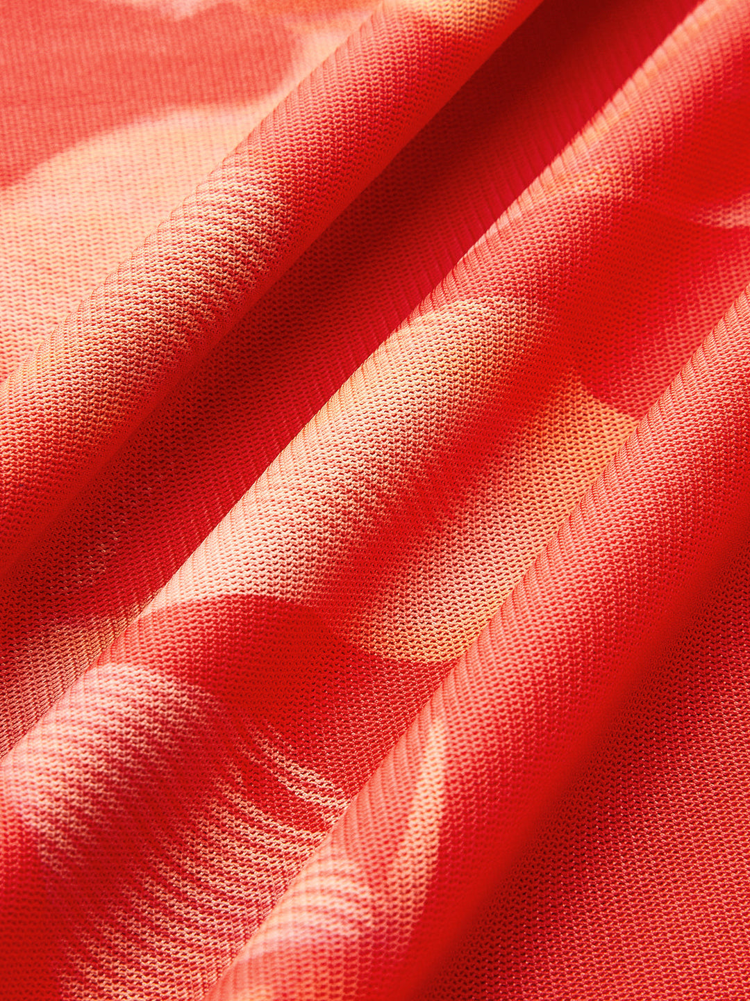 Yarı Şeffaf Volanlı Çiçekli Askılı Elbise