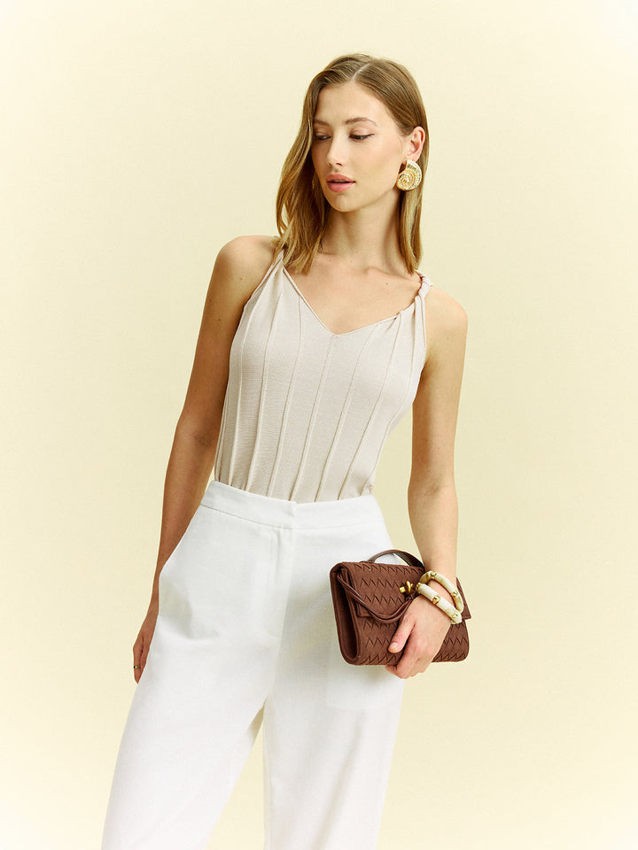 Düğümlü Askılı Tank Top