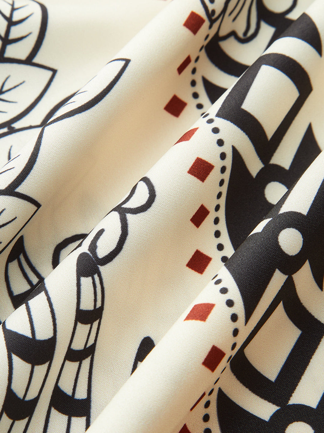 Etnik Tarz Baskılı Uzun Elbise