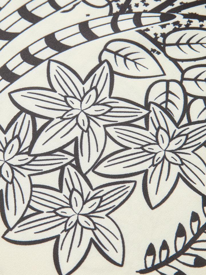 Etnik Tarz Baskılı Uzun Elbise