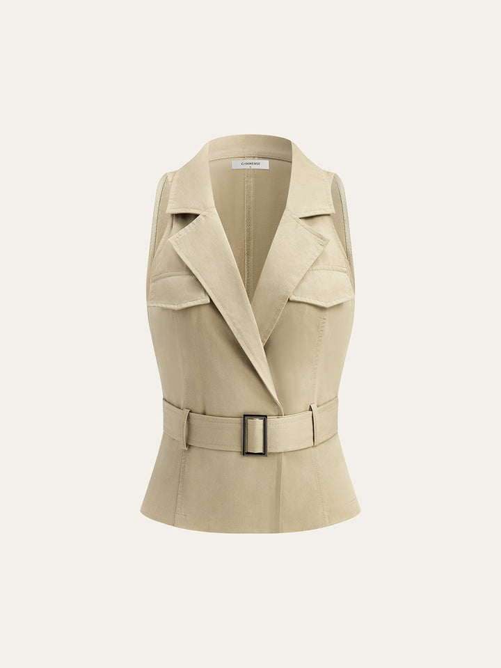 Kemerli Kolsuz Yelek