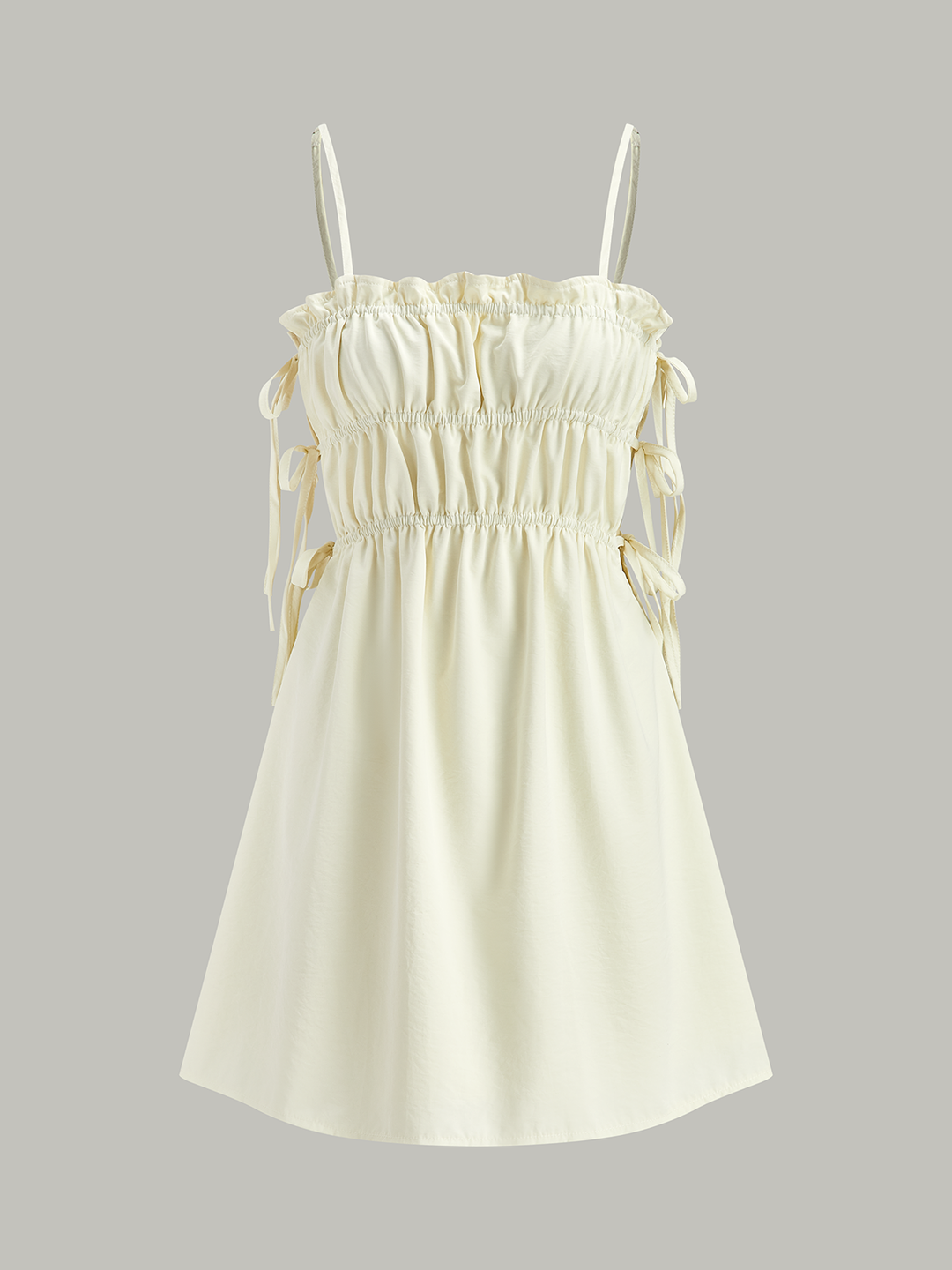 Bağcıklı Bel Askılı Elbise