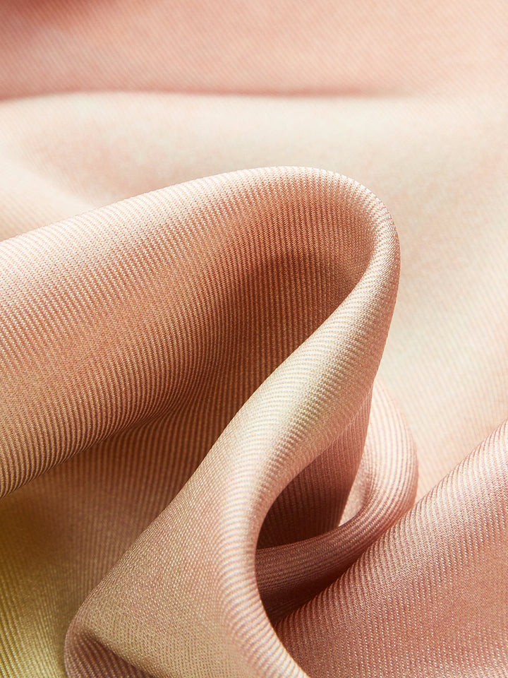 Bağcıklı Bel Detayı İle Kolsuz V Yaka Degrade Üst