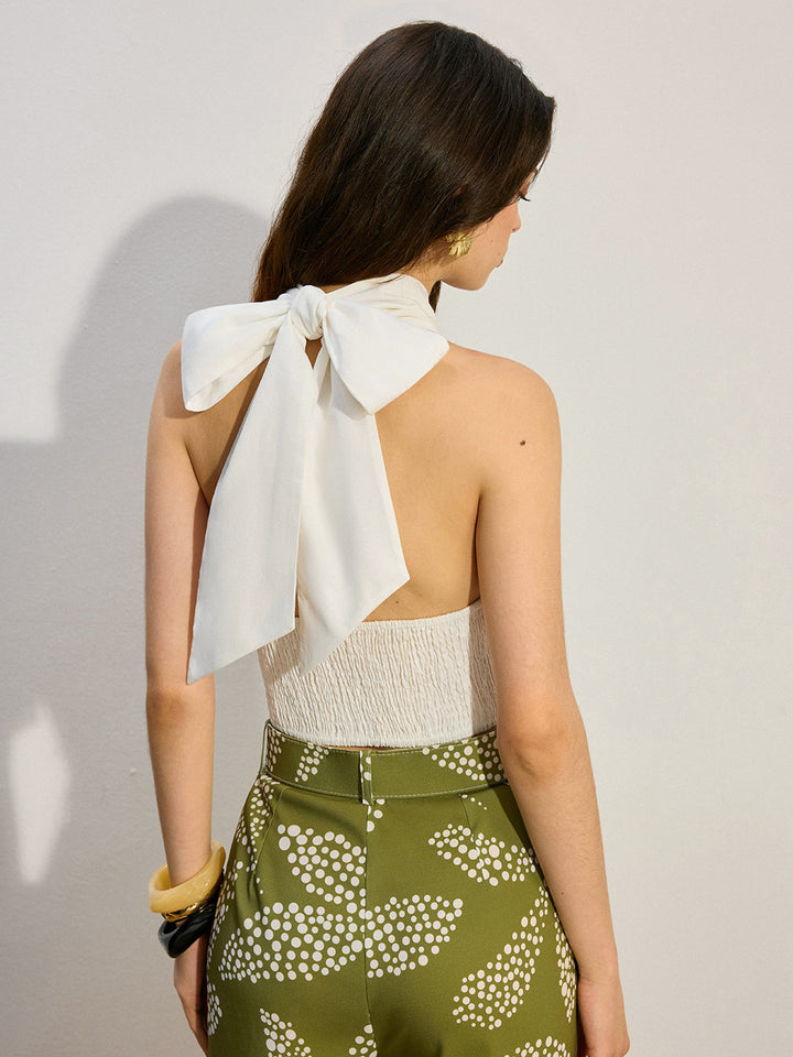 Çapraz Askılı Kesikli Tank Top