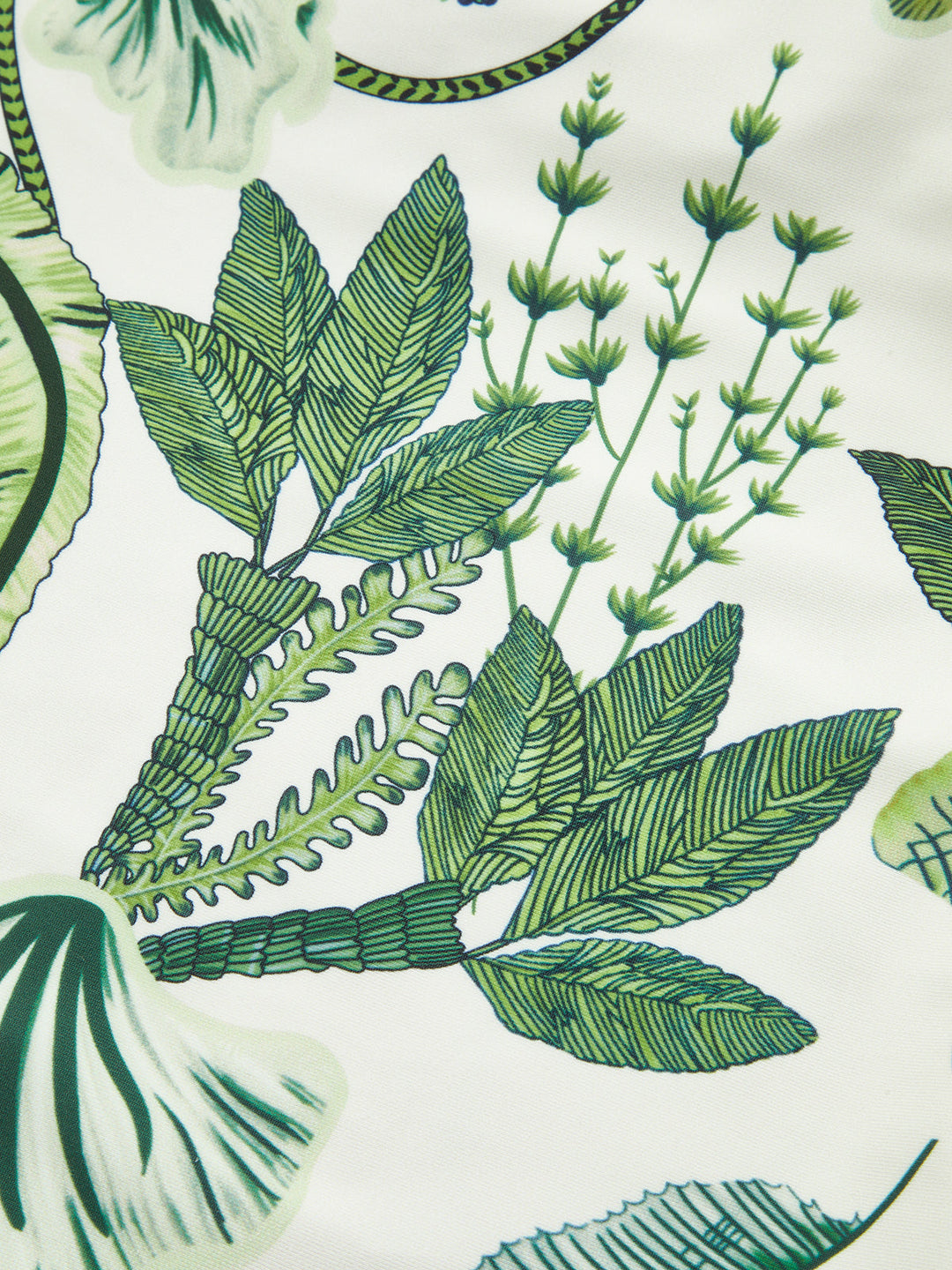 Çiçek Desenli Volan Askılı Tek Parça Mayo