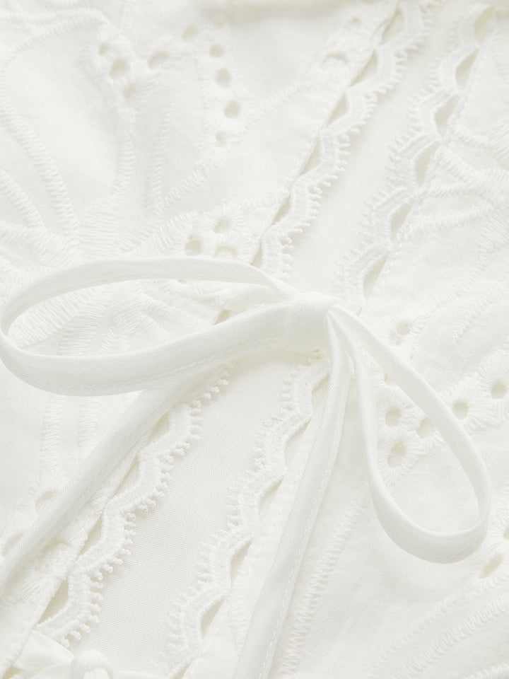 Kolsuz Gözlü Bağcıklı Kısa Üst