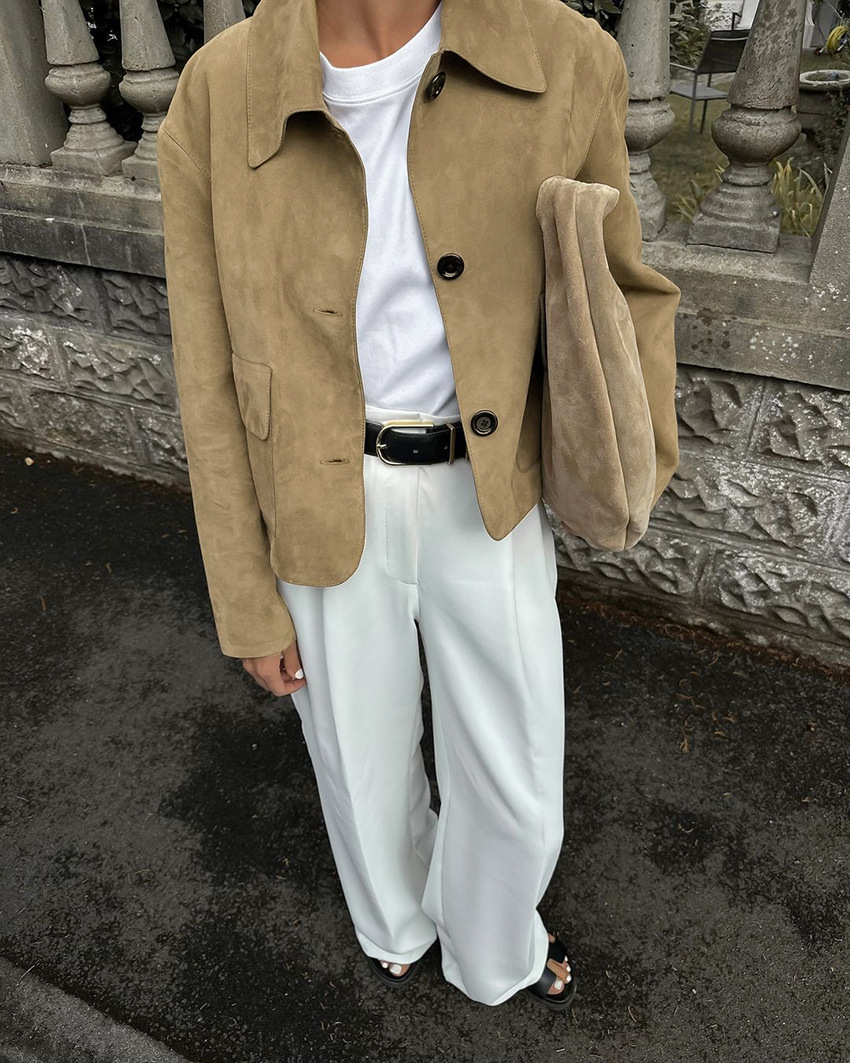 Rosea Suni Süet Ceket