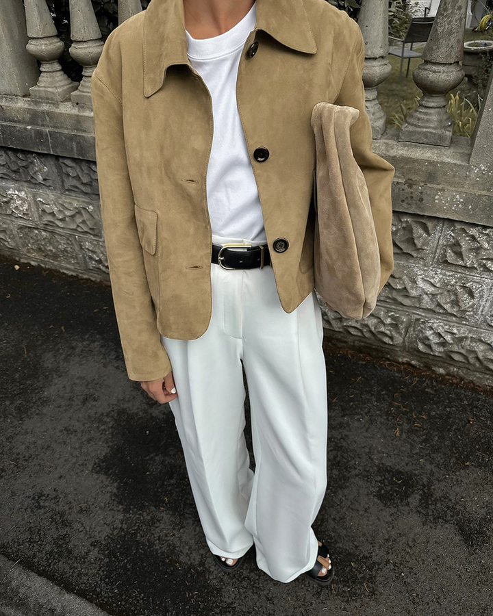 Rosea Suni Süet Ceket