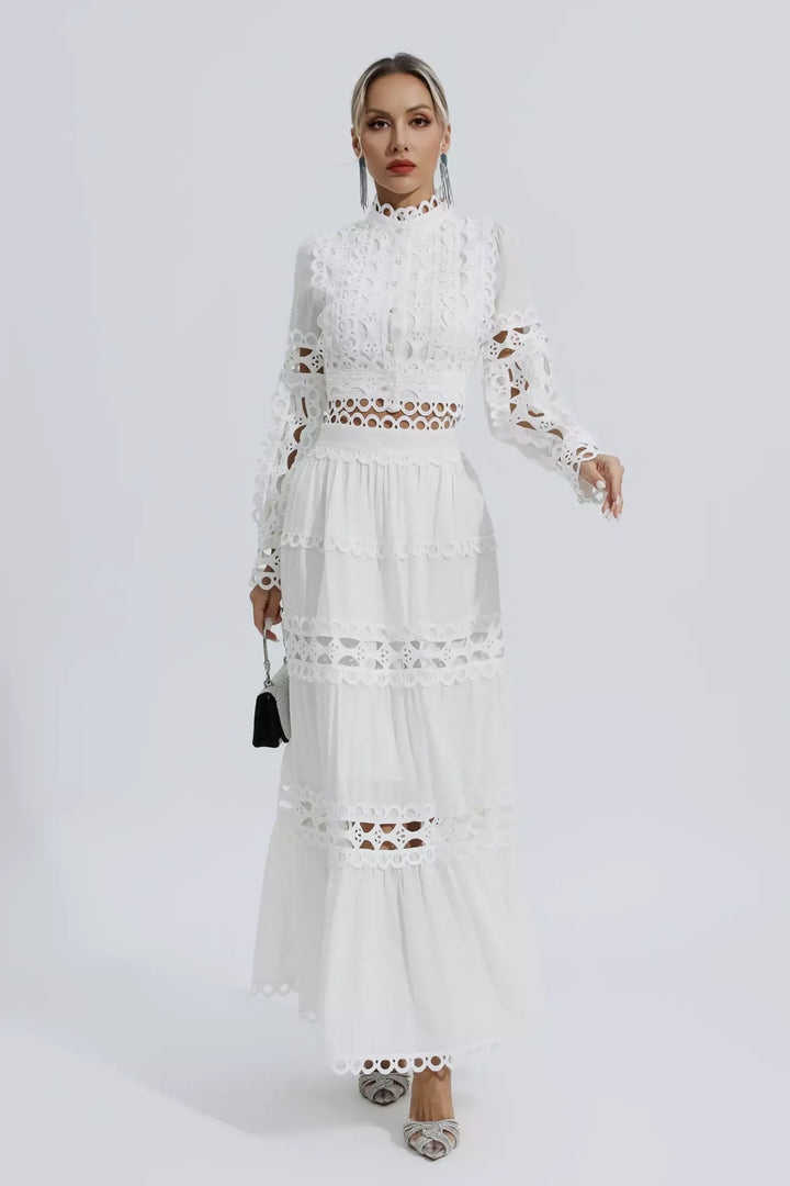 Bonnie Beyaz Dantel İçi Boş Takım