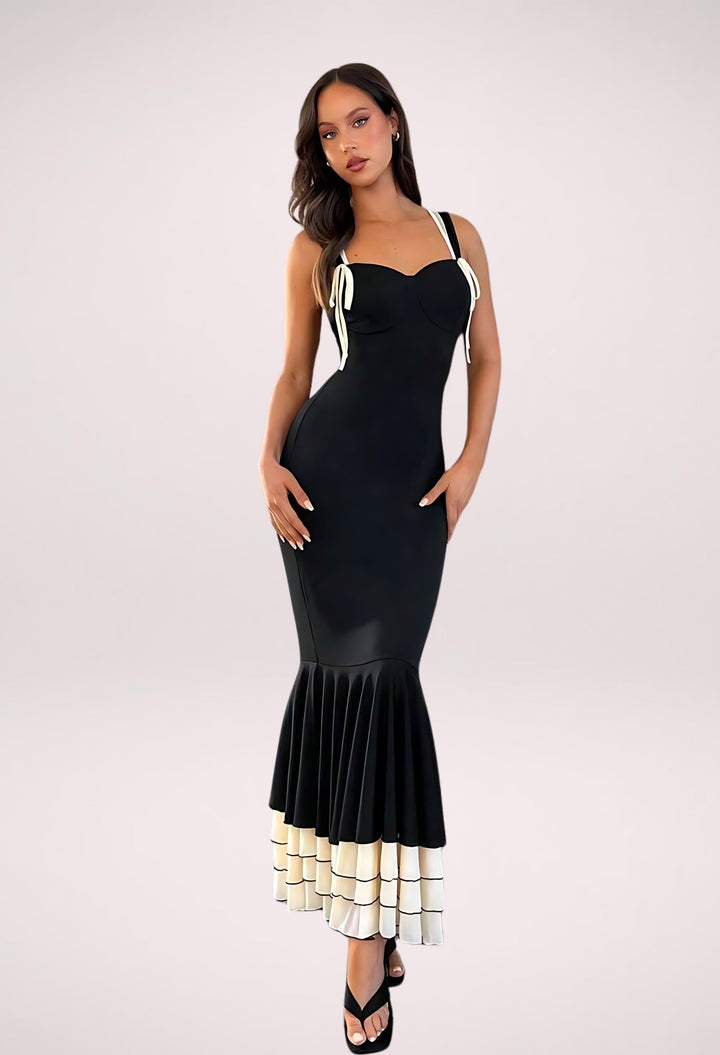 Mystara Çift Askı Elbise