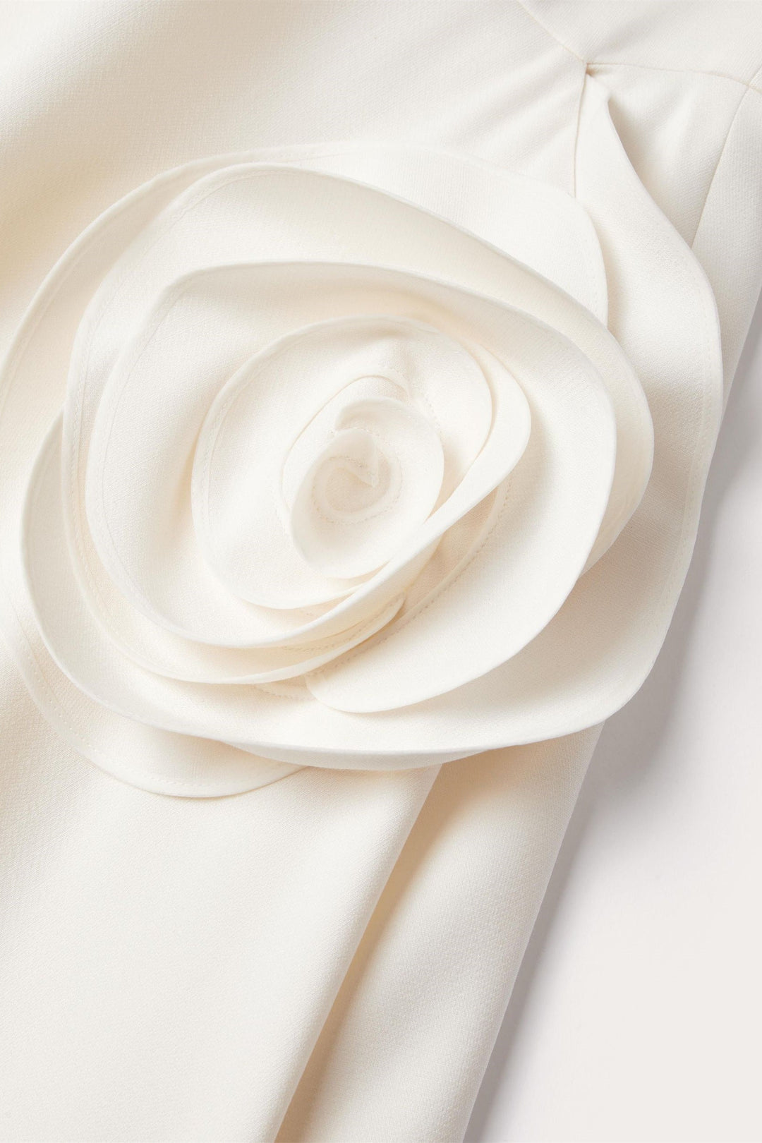 Ava Çiçek Aplikeli Kısa Kollu Midi Elbise