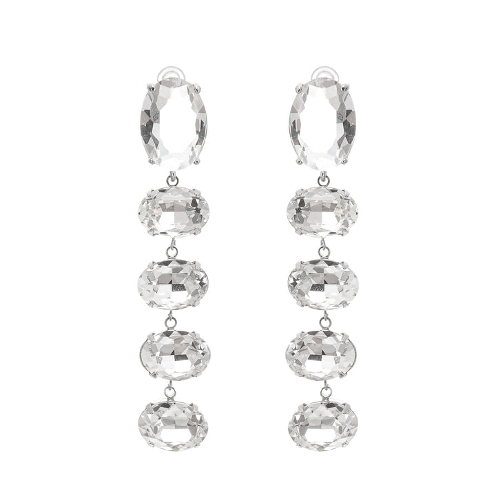Felicia Kristal Süslemeli Sallantılı Küpeler