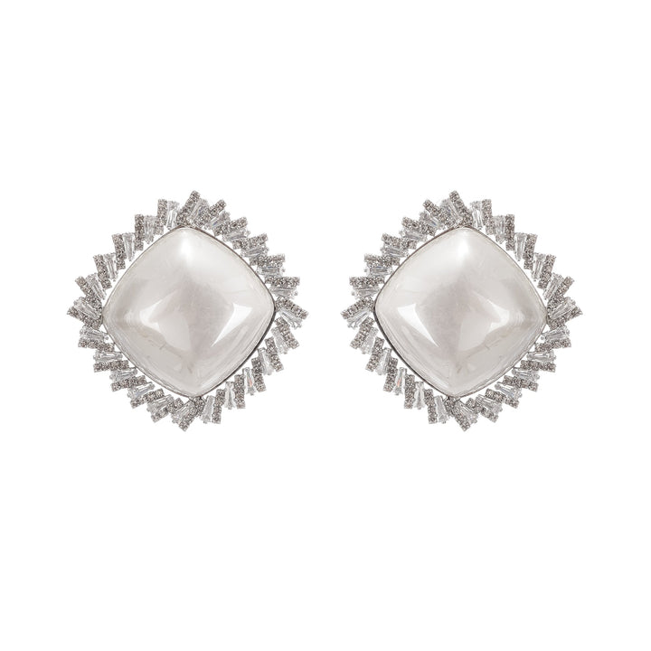 Marilyn Kristal Süslemeli Saplama Küpe