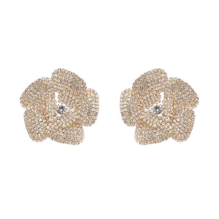 Saira Kristal Süslemeli Çiçek Küpe