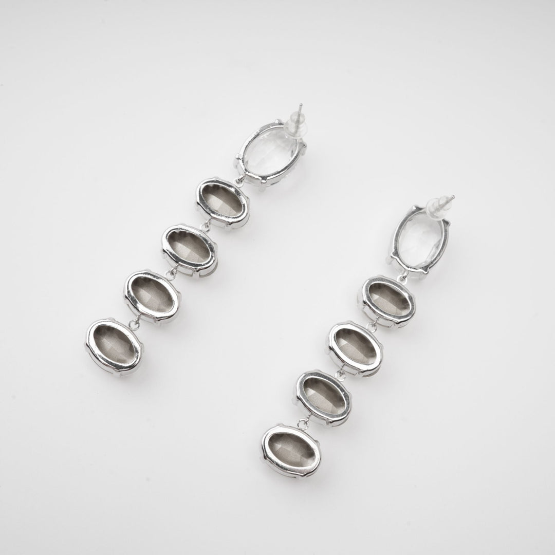 Felicia Kristal Süslemeli Sallantılı Küpeler