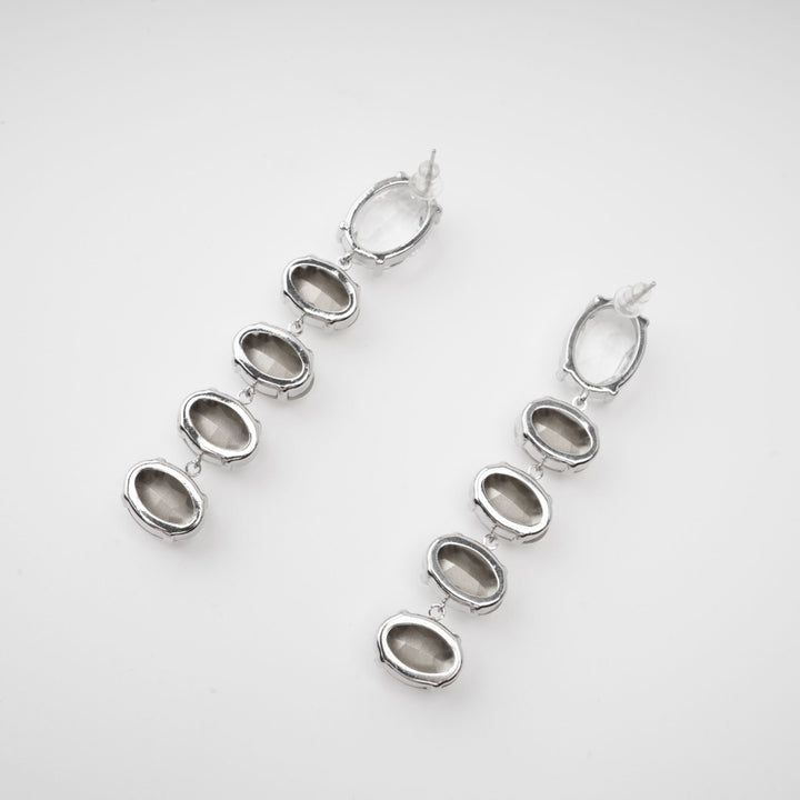 Felicia Kristal Süslemeli Sallantılı Küpeler