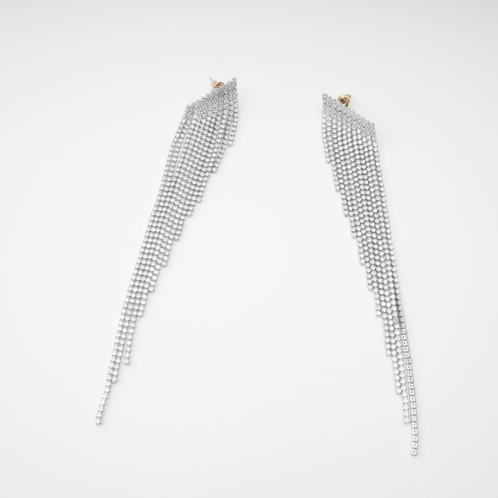 Amaris Gümüş Cilalı Püskül Küpe