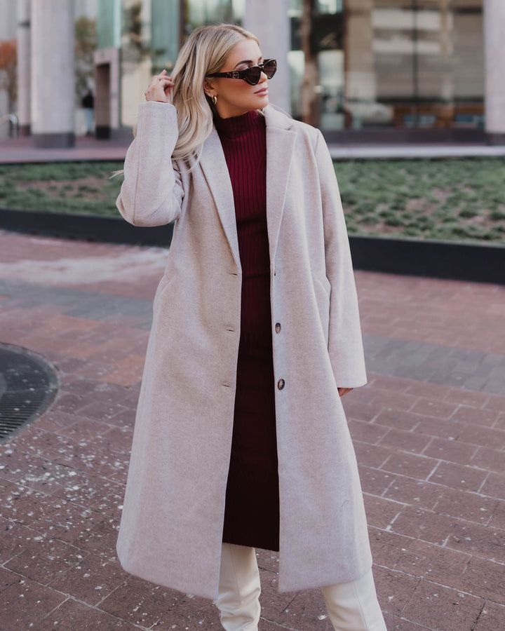 Breezy City Fall Pocketed Coat