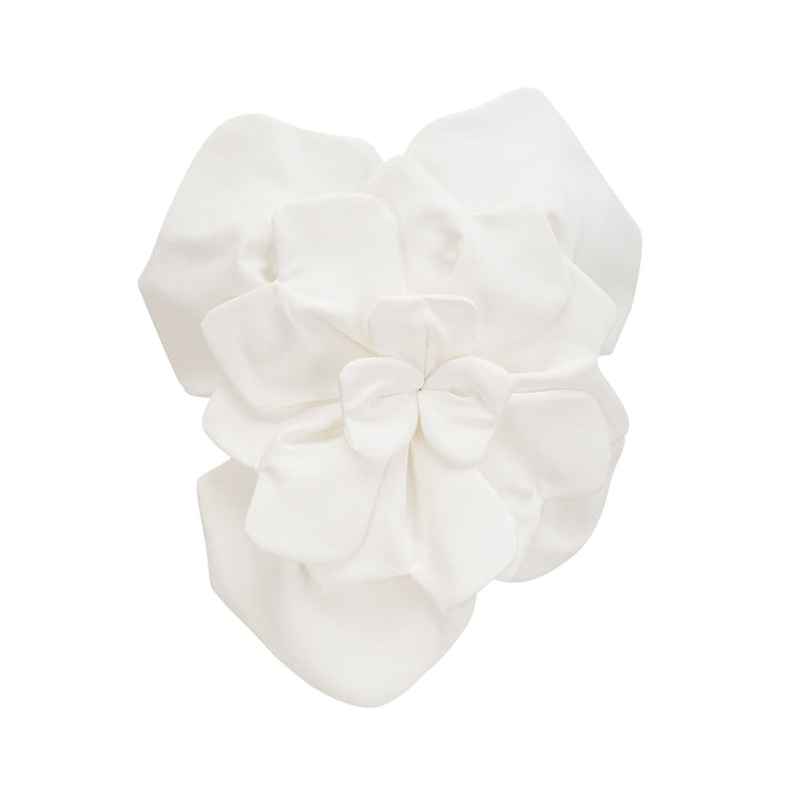 Pénélope Beyaz Çiçekli Düşük Omuzlu Üst