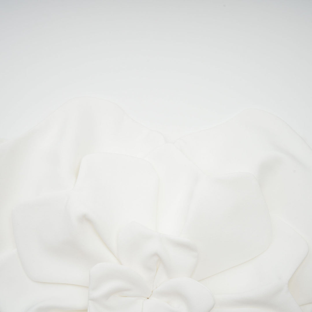 Pénélope Beyaz Çiçekli Düşük Omuzlu Üst