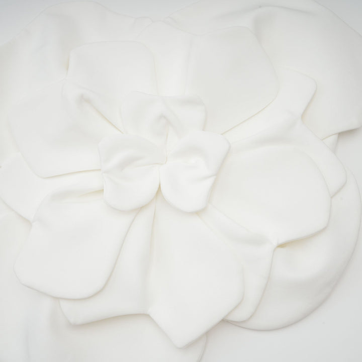 Pénélope Beyaz Çiçekli Düşük Omuzlu Üst