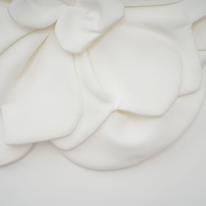 Pénélope Beyaz Çiçekli Düşük Omuzlu Üst