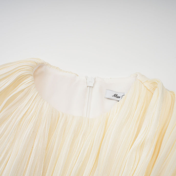 Cyrielle Fırfırlı Mini Elbise