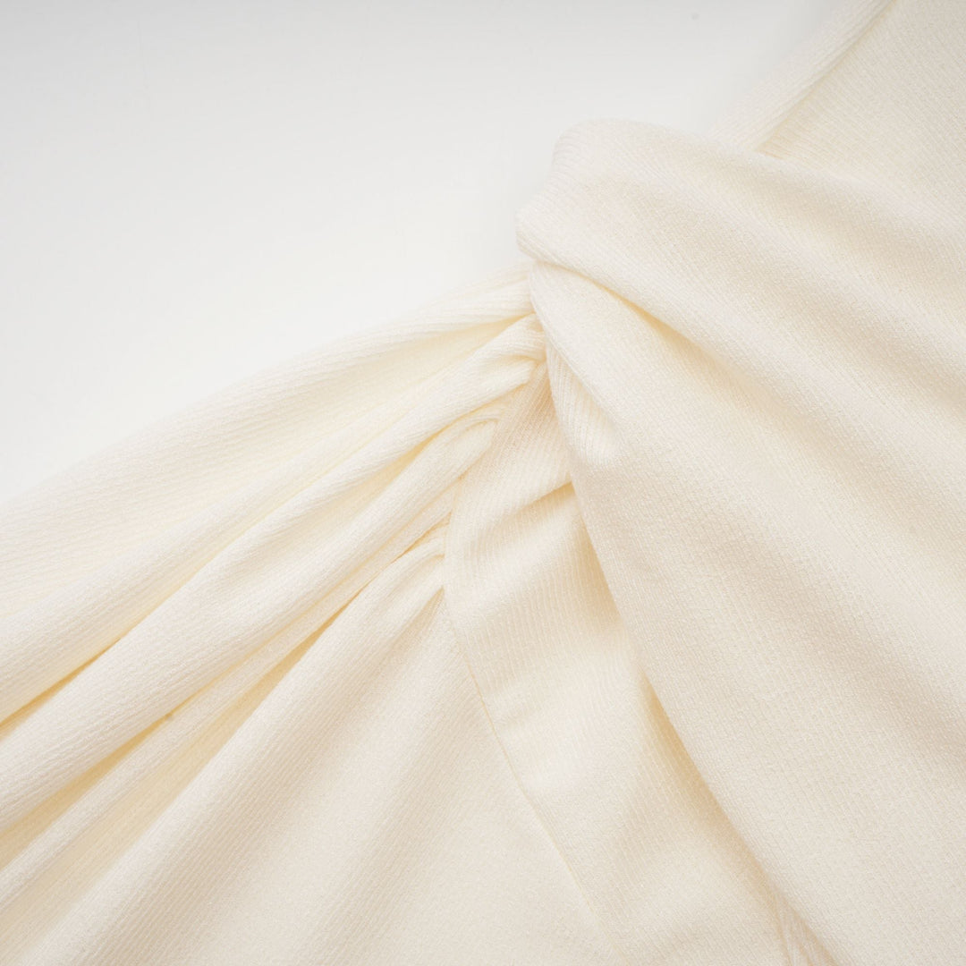 Lanetta Jarse Örgü Dökümlü Maksi Elbise