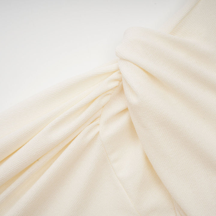 Lanetta Jarse Örgü Dökümlü Maksi Elbise