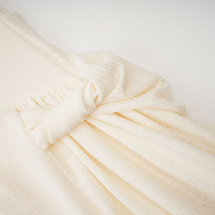 Lanetta Jarse Örgü Dökümlü Maksi Elbise