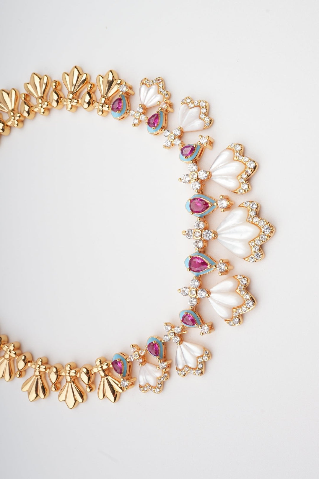 Harmoni Kırmızı Pırlanta Kolye