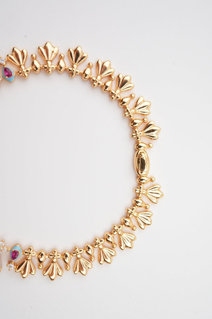 Harmoni Kırmızı Pırlanta Kolye