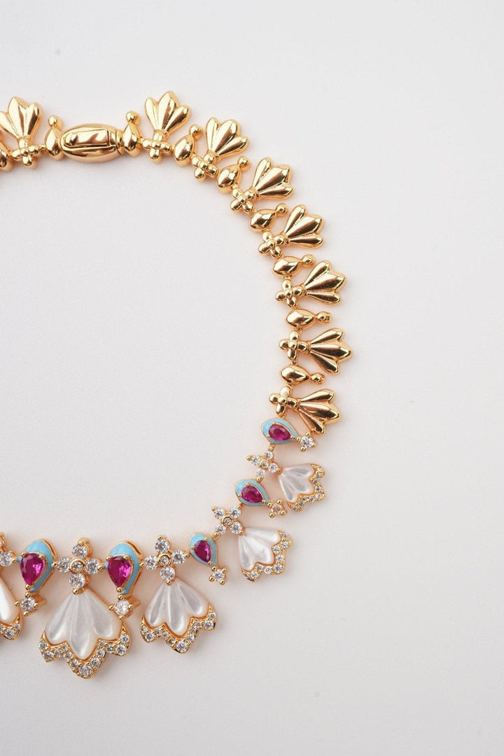 Harmoni Kırmızı Pırlanta Kolye