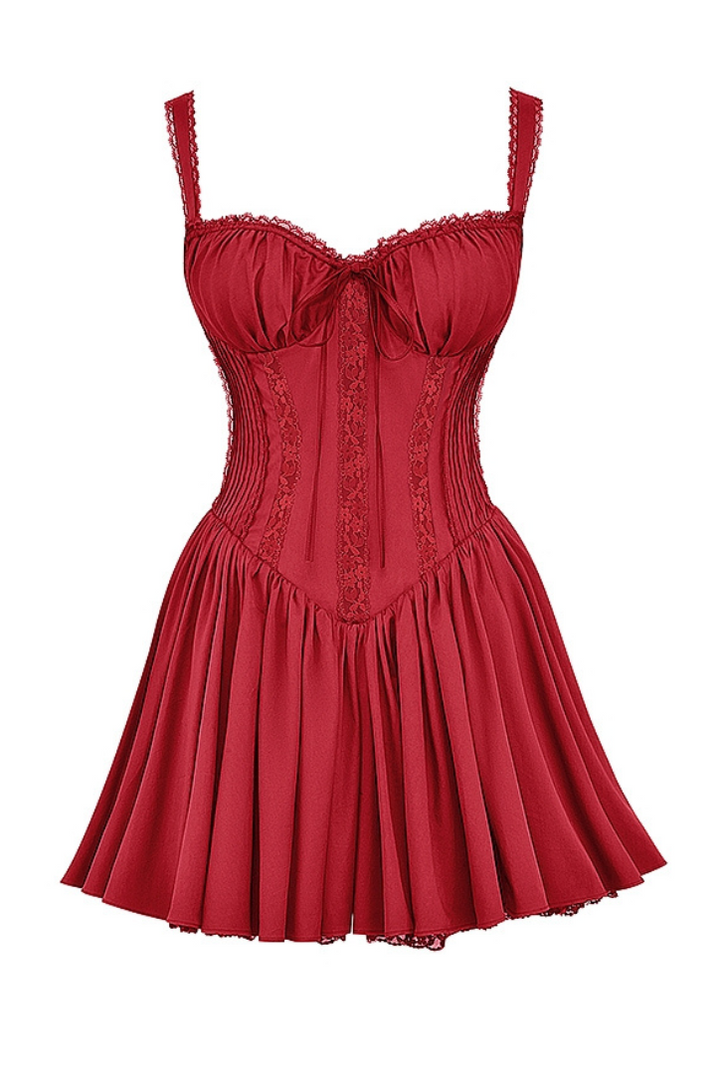 Noemi Dantel Detay Mini Elbise