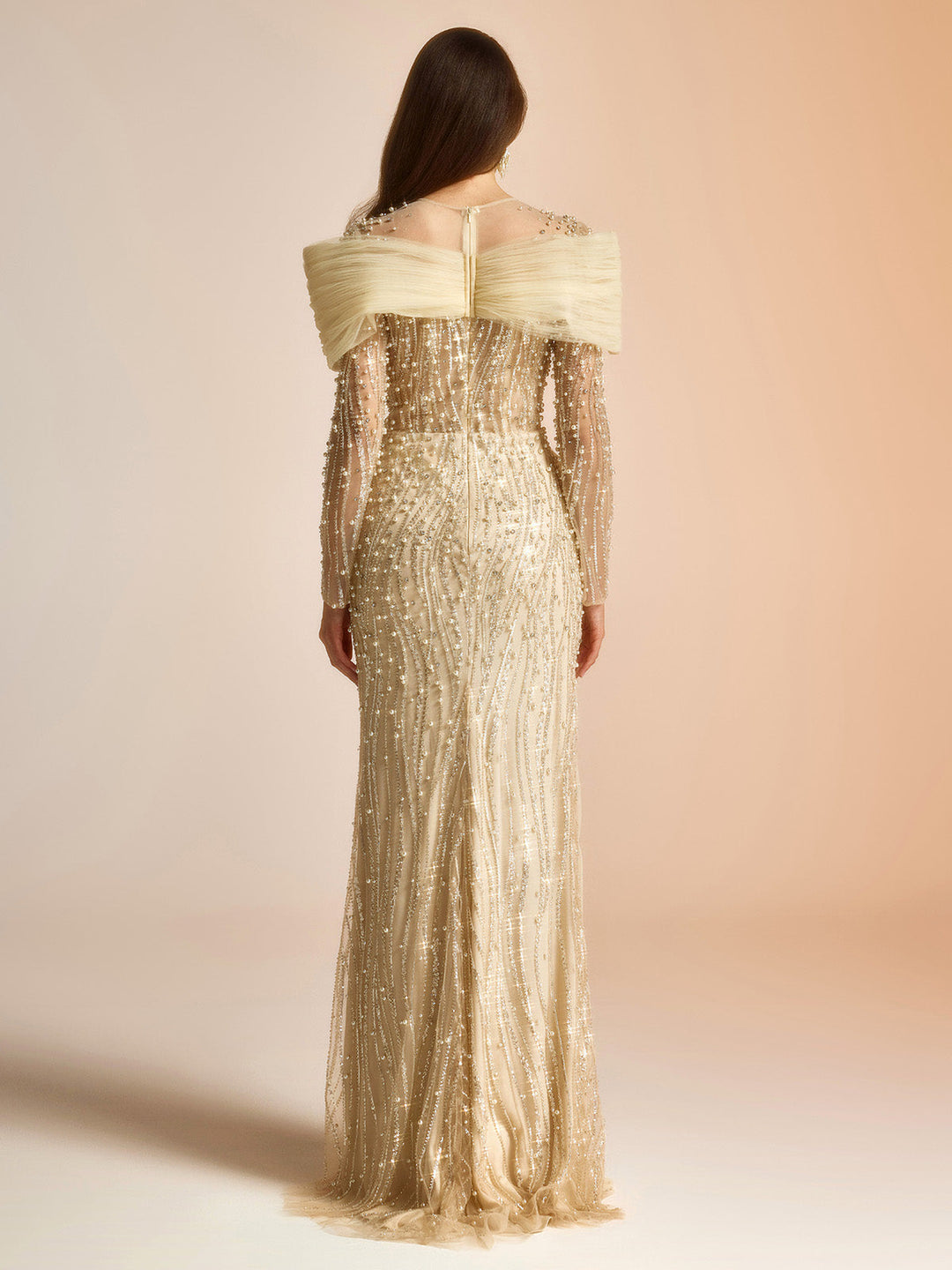 Muhteşem Yüksek Yırtmaçlı Harikalar Diyarı Elbisesi