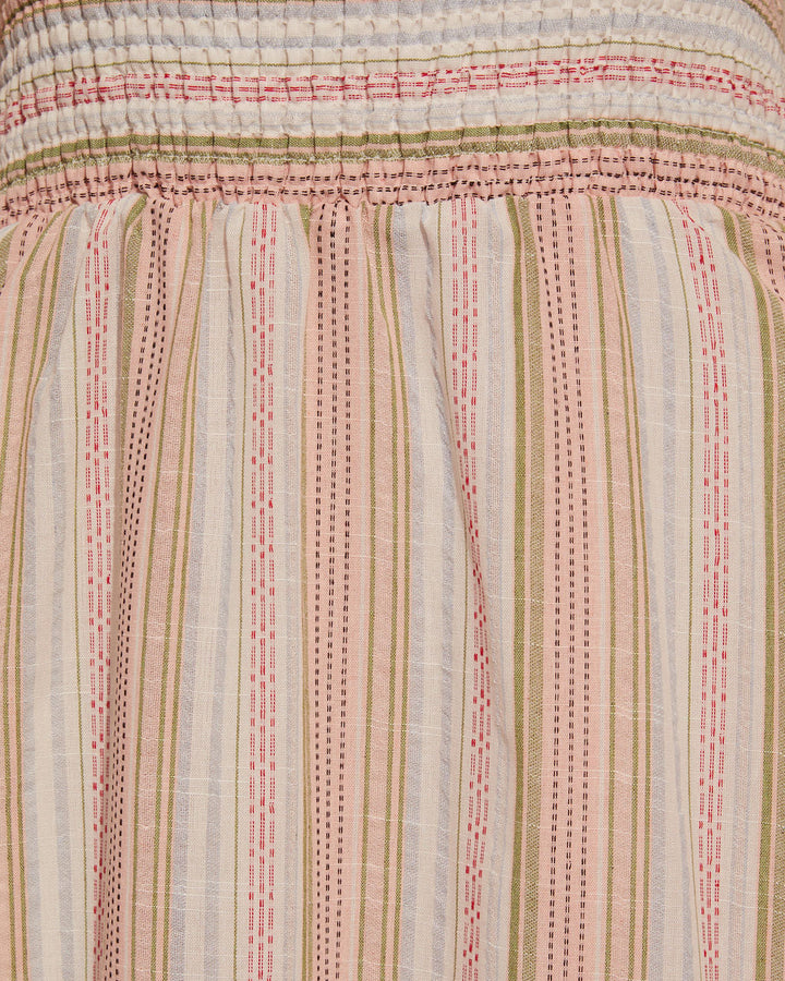 Nevissa Çizgili Babydoll Elbise